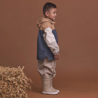 Crywolf Packable Jacket Ash Colourblock - Rain Jacket - April