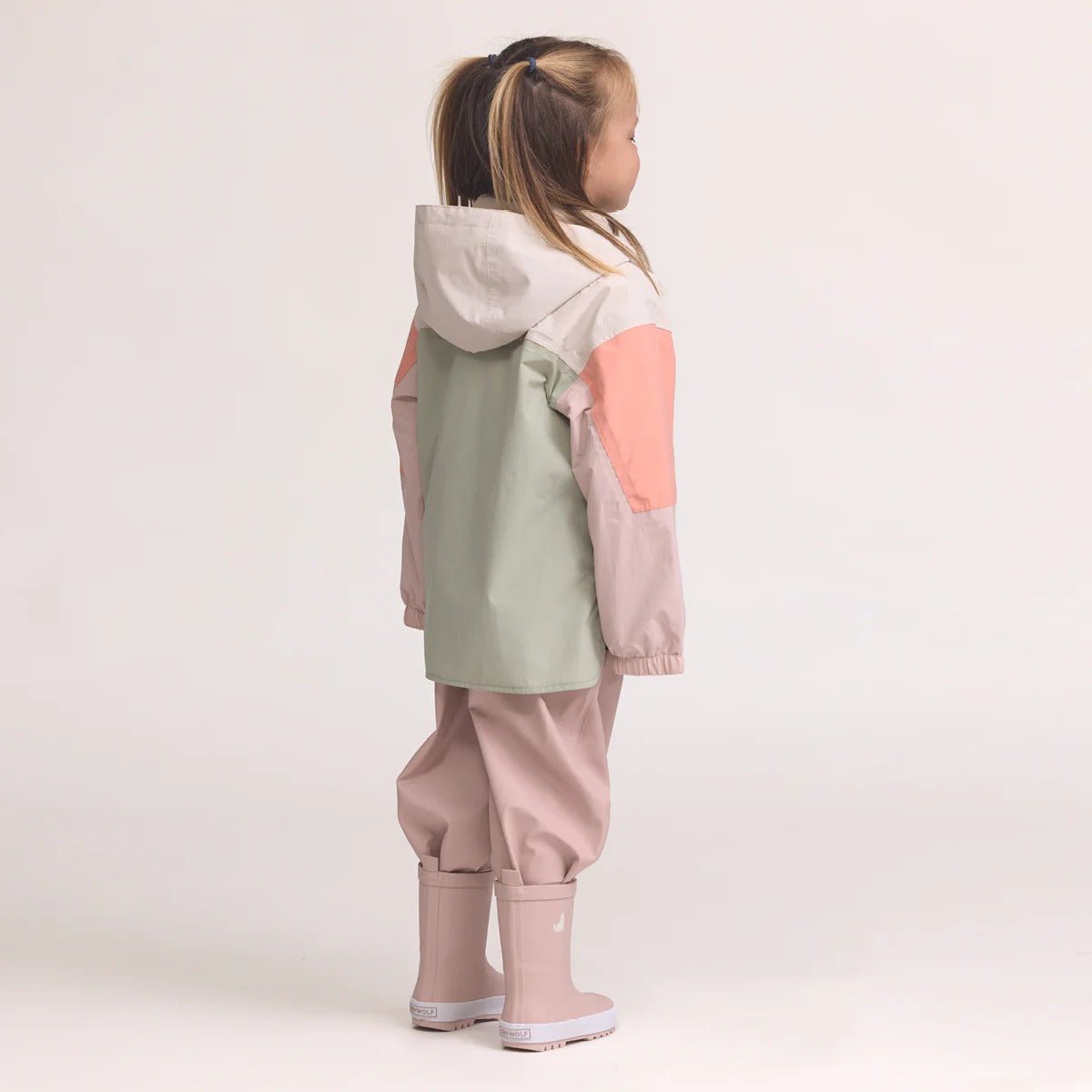 Crywolf Packable Jacket Harvest Colourblock Rain Jacket for kids