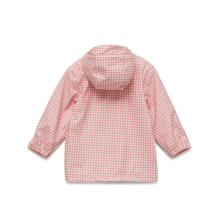 Shop Crywolf Play Jacket Rose Gingham NZ | Premium Jackets|Coats|Hoodies for School Kids