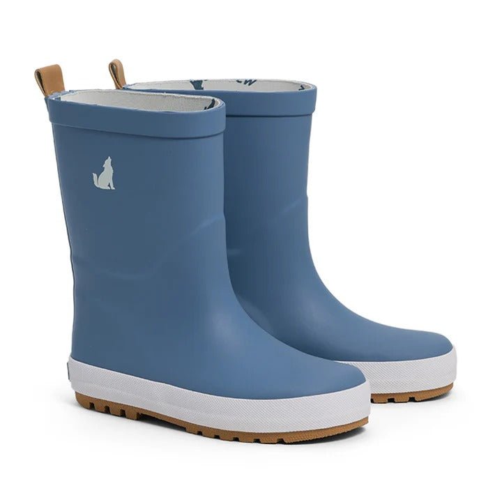 Shop Crywolf Rain Boots Highland Blue NZ | Premium Shoes for School Kids