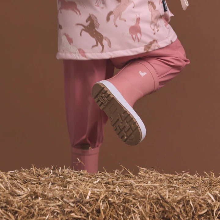 Shop Crywolf Rain Boots Rose NZ | Premium Shoes for School Kids