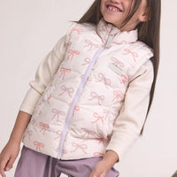 Shop Crywolf Reversible Eco-Vest Bows NZ | Premium Jackets|Coats|Hoodies for School Kids