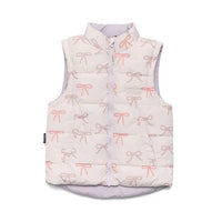 Shop Crywolf Reversible Eco-Vest Bows NZ | Premium Jackets|Coats|Hoodies for School Kids