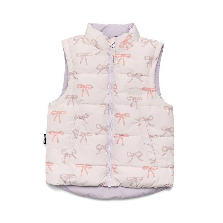 Shop Crywolf Reversible Eco-Vest Bows NZ | Premium Jackets|Coats|Hoodies for School Kids