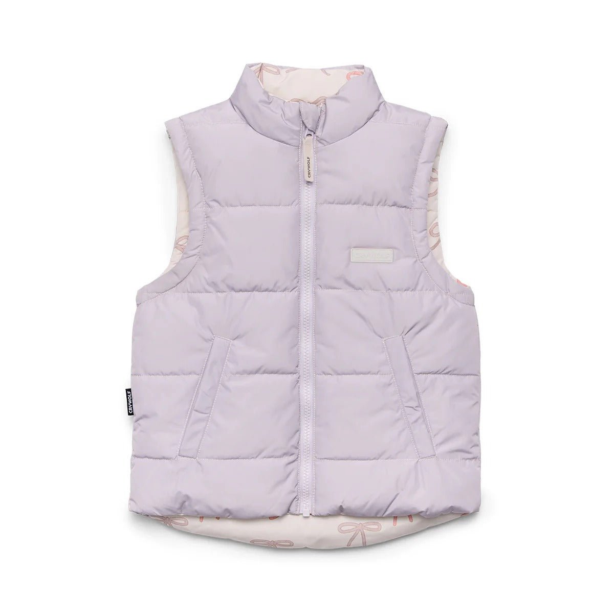 Shop Crywolf Reversible Eco-Vest Bows NZ | Premium Jackets|Coats|Hoodies for School Kids