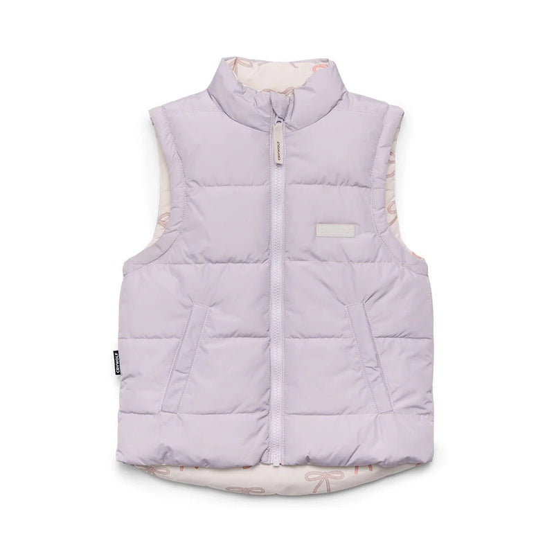 Shop Crywolf Reversible Eco-Vest Bows NZ | Premium Jackets|Coats|Hoodies for School Kids