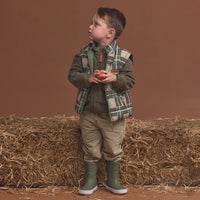 Shop Crywolf Reversible Eco-Vest Field Plaid NZ | Premium Jackets|Coats|Hoodies for School Kids
