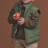 Shop Crywolf Reversible Eco-Vest Field Plaid NZ | Premium Jackets|Coats|Hoodies for School Kids