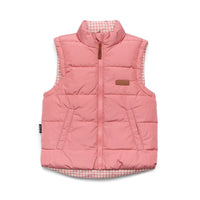 Shop Crywolf Reversible Eco-Vest Gingham NZ | Premium Jackets|Coats|Hoodies for School Kids