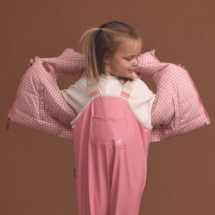 Shop Crywolf Reversible Eco-Vest Gingham NZ | Premium Jackets|Coats|Hoodies for School Kids