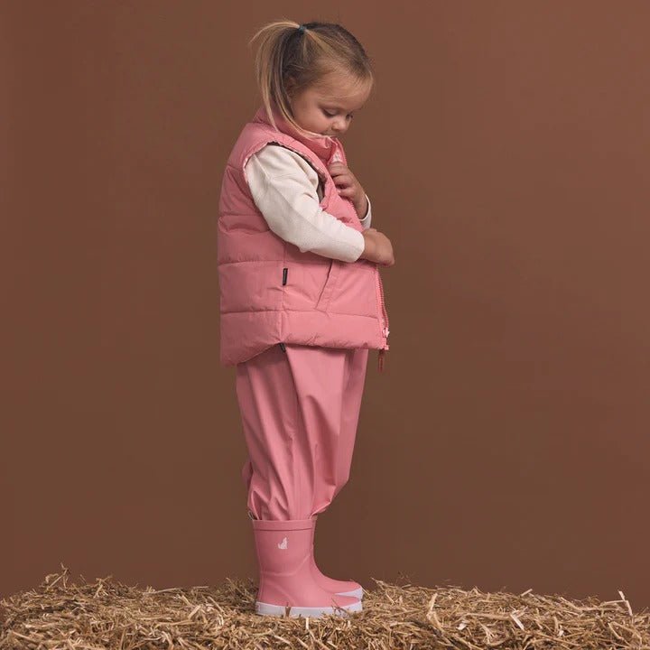 Shop Crywolf Reversible Eco-Vest Gingham NZ | Premium Jackets|Coats|Hoodies for School Kids