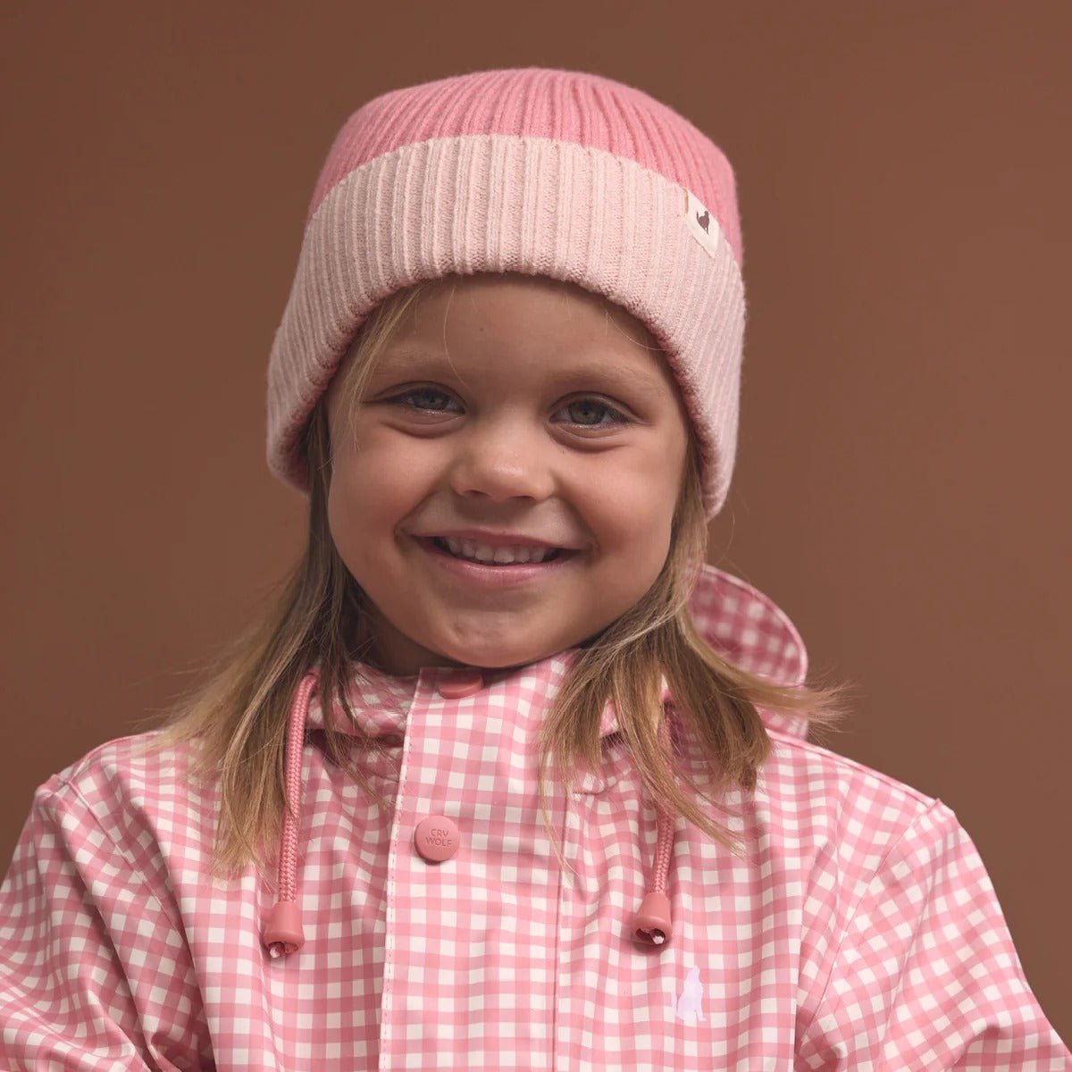 Shop Crywolf Tasman Beanie Rose NZ | Premium Hats for School Kids
