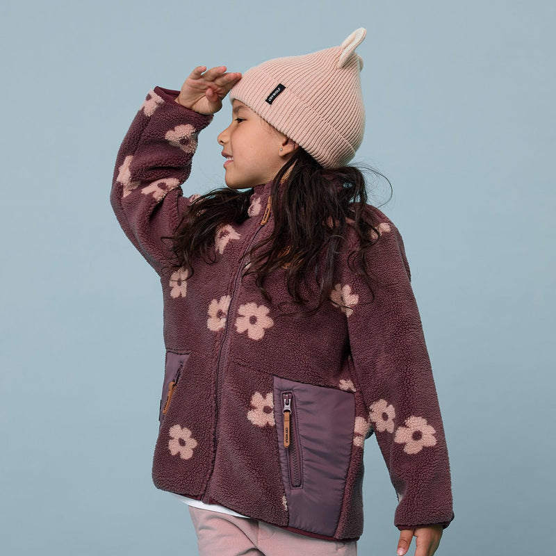 Crywolf Wolf Ears Beanie Dusty Pink - HYPHEN KIDS