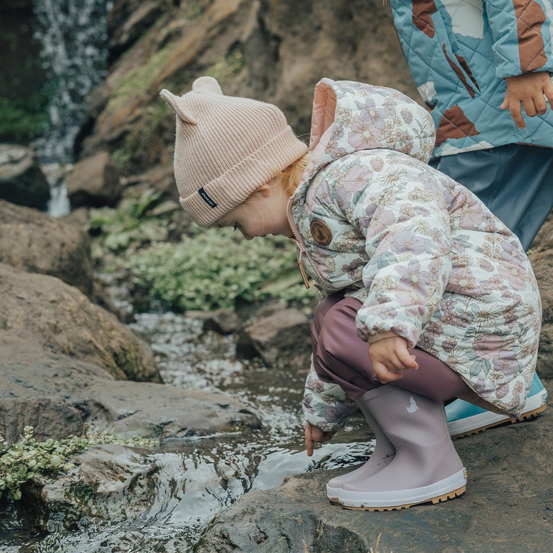 Crywolf Wolf Ears Beanie Dusty Pink - HYPHEN KIDS