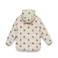 Crywolf Reversible Eco Puffer Terracotta Wolf - Jackets|Coats|Hoodies - 2 - 3Y