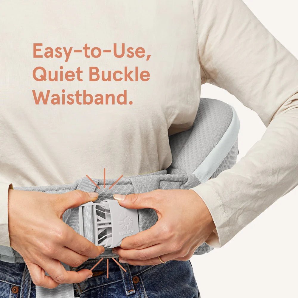 Ergobaby Alta Hip Seat Baby Carrier - Pearl Grey - Carriers - not - on - sale