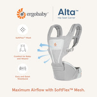 Ergobaby Alta Hip Seat Baby Carrier - Midnight Blue - Carriers - not - on - sale