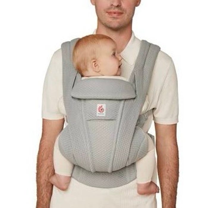 Ergobaby Omni Deluxe All - In - One Mesh Baby Carrier - Pearl Grey - Carriers - 