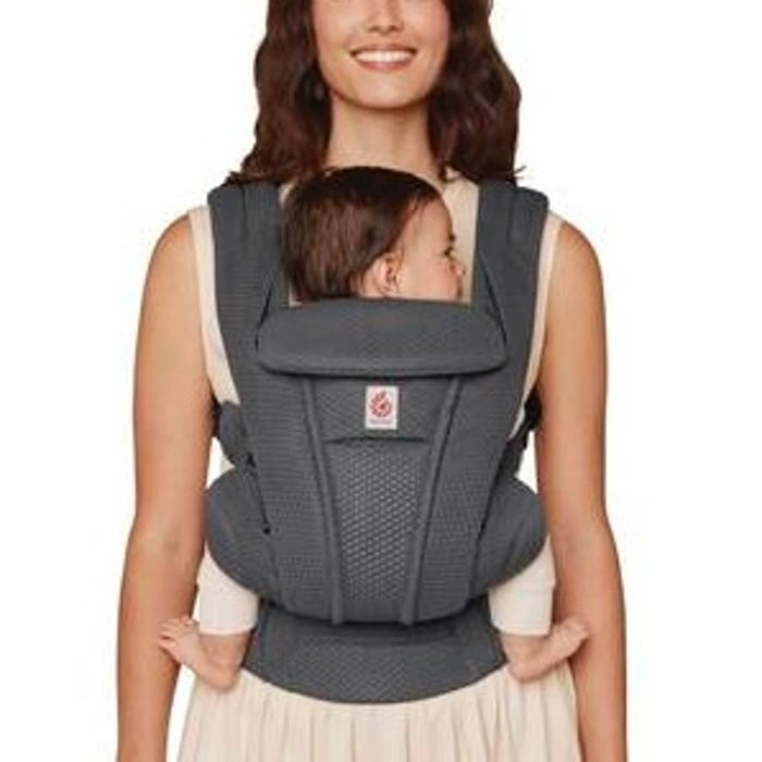 Ergobaby Omni Deluxe All - In - One Mesh Baby Carrier - Graphite Grey - Carriers - 