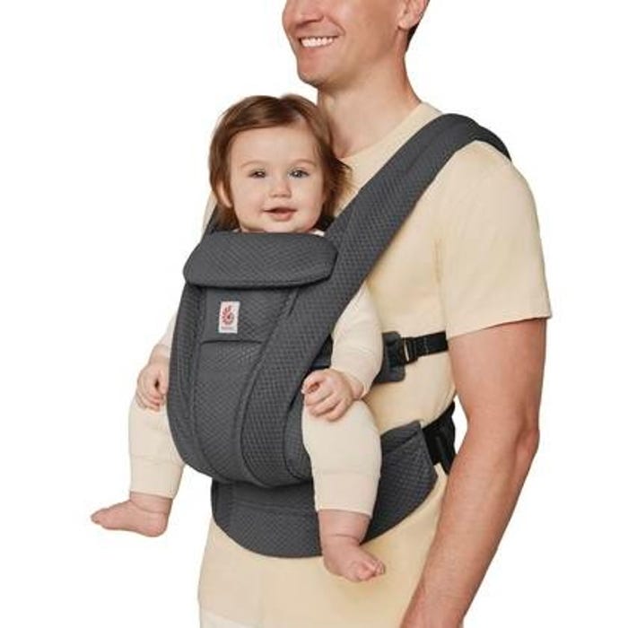 Ergobaby Omni Deluxe All - In - One Mesh Baby Carrier - Graphite Grey - Carriers - 