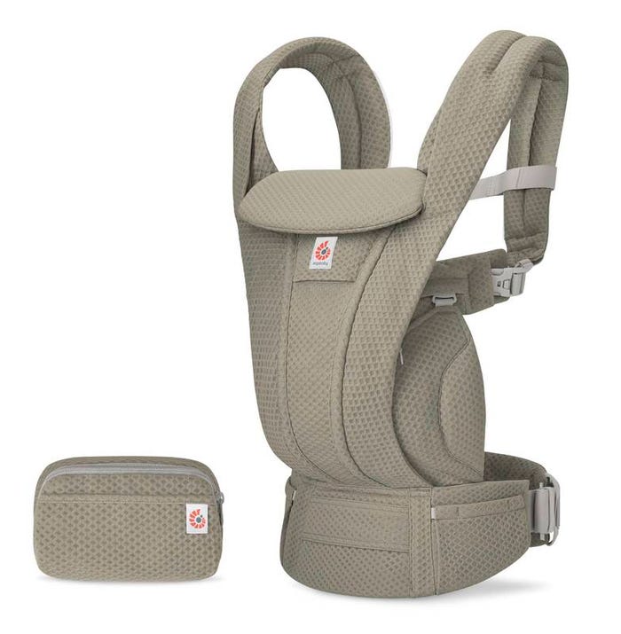 Ergobaby Omni Deluxe All - In - One Mesh Baby Carrier - Soft Olive - Carriers - 