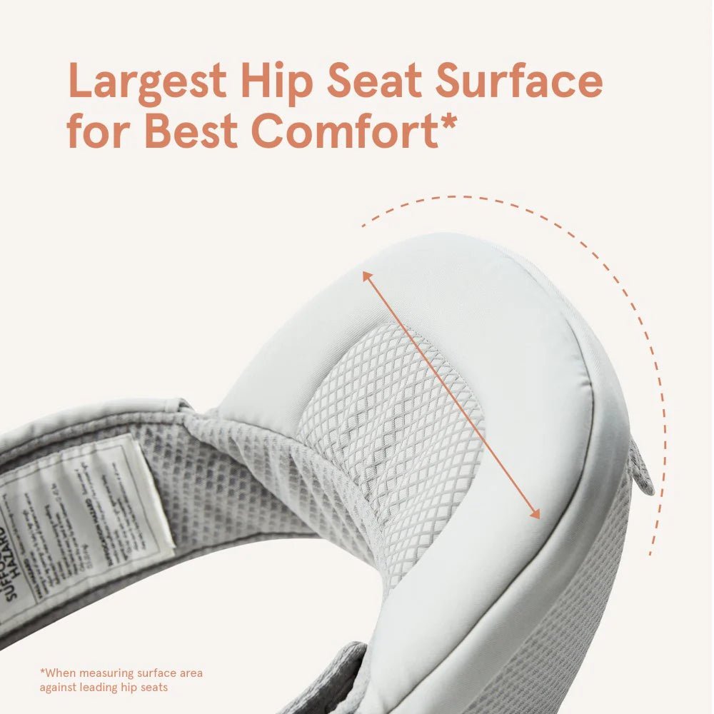 Ergobaby Alta Hip Seat Baby Carrier - Pearl Grey - Carriers - not - on - sale