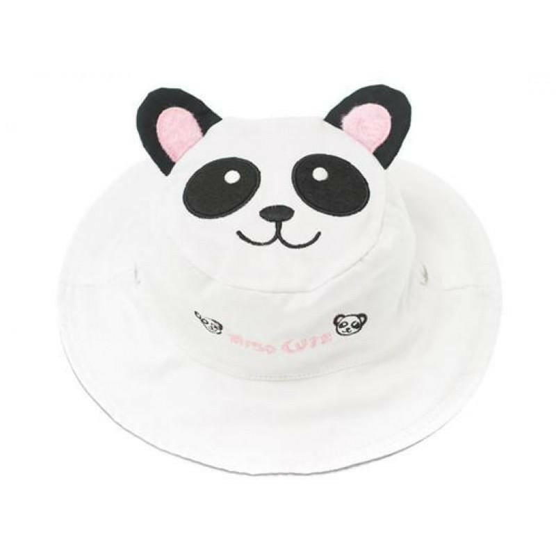 Reversible Kids Sun Hat - Panda/Koala - HYPHEN KIDS