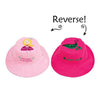 Reversible Kids Sun Hat - Princess/Pea (Small Size) - Hats - Accessories