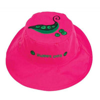 Reversible Kids Sun Hat - Princess/Pea (Small Size) - Hats - Accessories