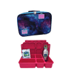 Go Green Lunch Box Set - Cosmic (Pink Lunchbox + insulated bag + drink bottle + ice pack) - Lunch Boxes - Large Lunch Box