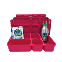 Go Green Lunch Box Set - Cosmic (Pink Lunchbox + insulated bag + drink bottle + ice pack) - Lunch Boxes - Large Lunch Box
