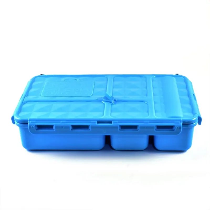 Go Green Food Box - Blue Large Bento Lunch Box - Lunch Boxes - Large Lunch Box