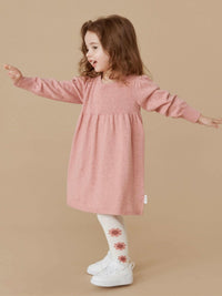 Huxbaby Sprinkles Knit Puff Dress - Sweatshirts - 2 - 3Y