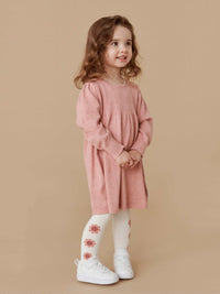 Huxbaby Sprinkles Knit Puff Dress -HYPHEN KIDS