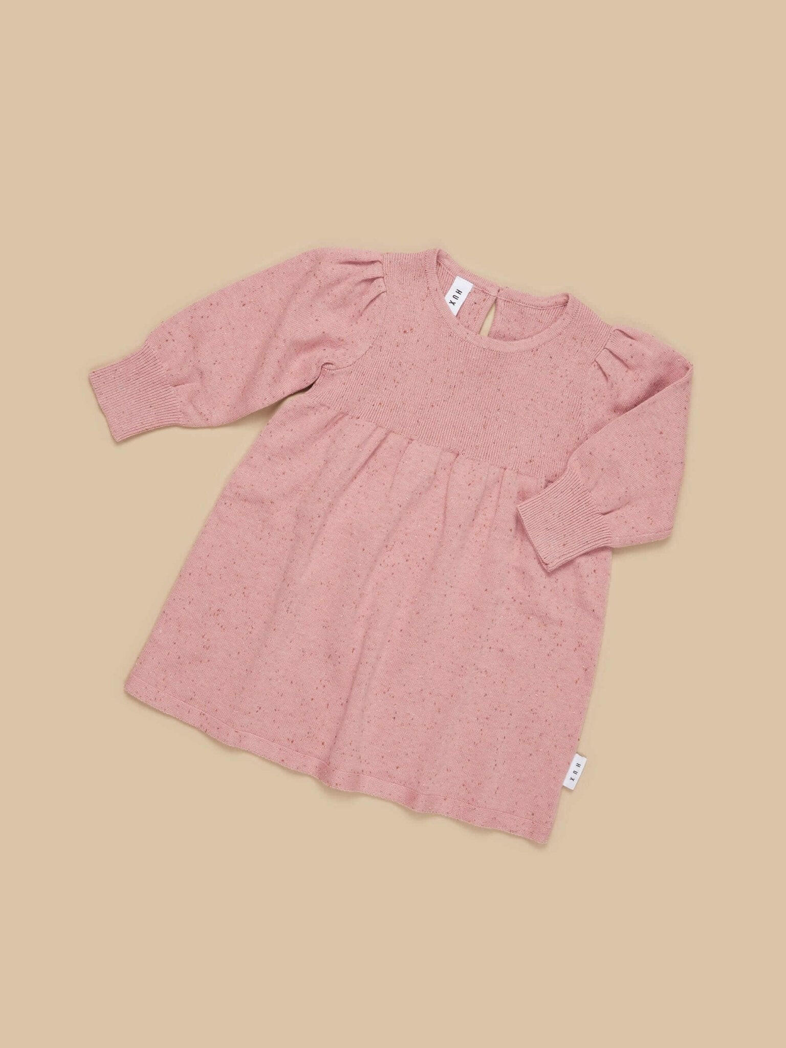 Huxbaby Sprinkles Knit Puff Dress - Sweatshirts - 2 - 3Y