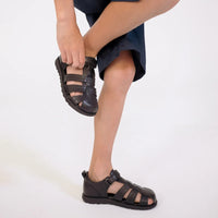 Pretty Brave Apollo Black Cage Sandals