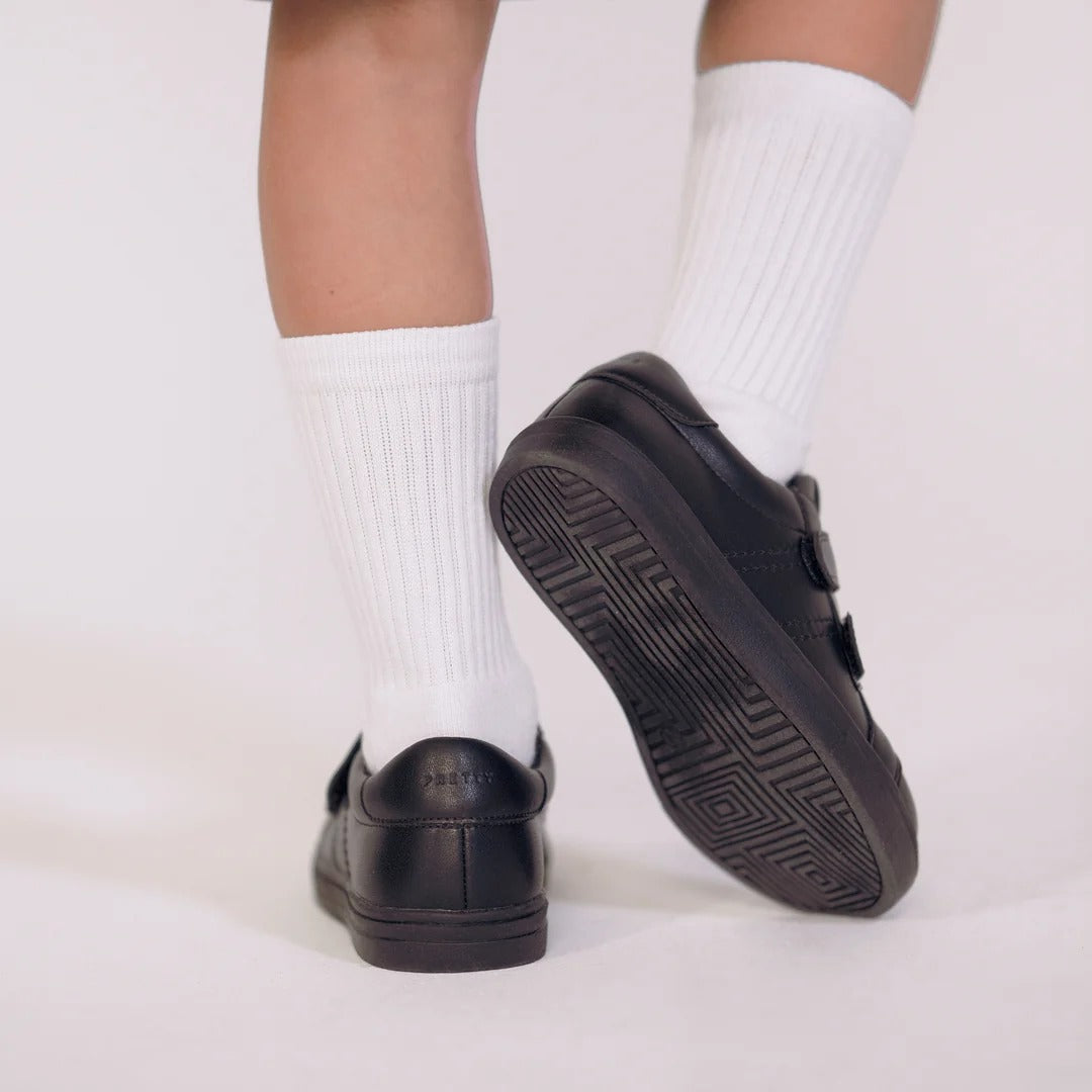 Pretty Brave Atlas Black School Trainers