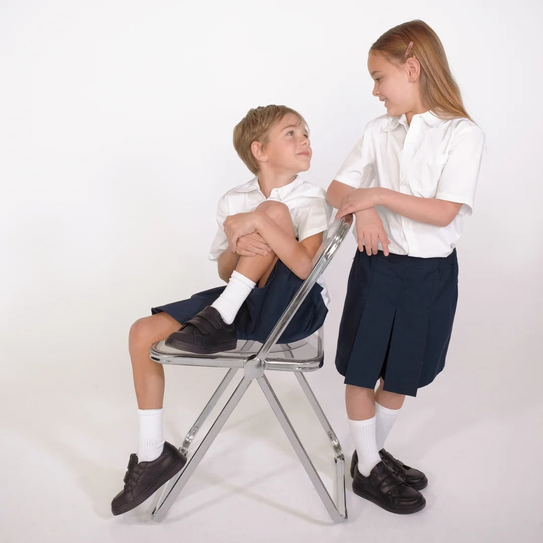 Pretty Brave Atlas Black School Trainers
