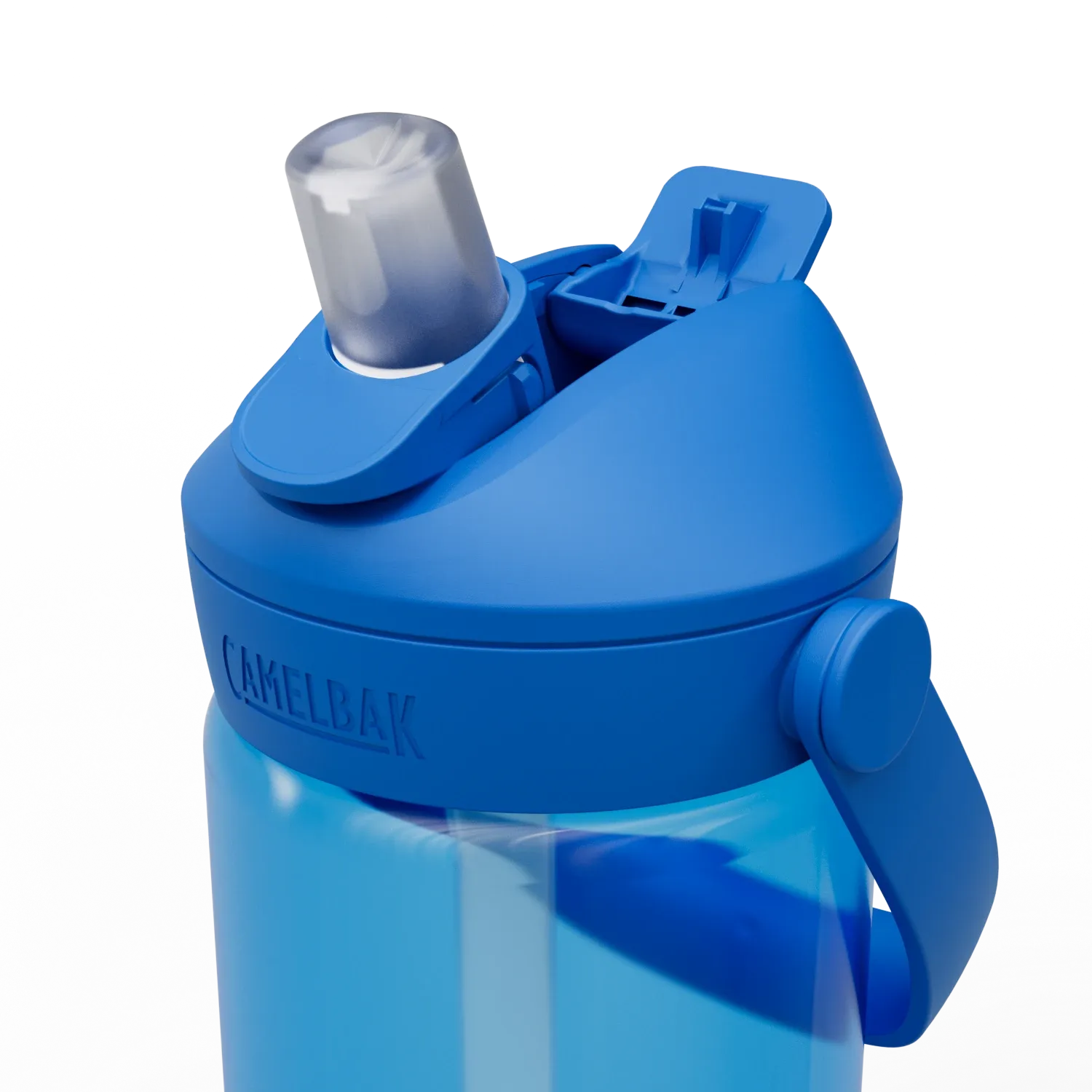 CamelBak Thrive Kids Flip Straw Water Bottle 400ml - True Blue