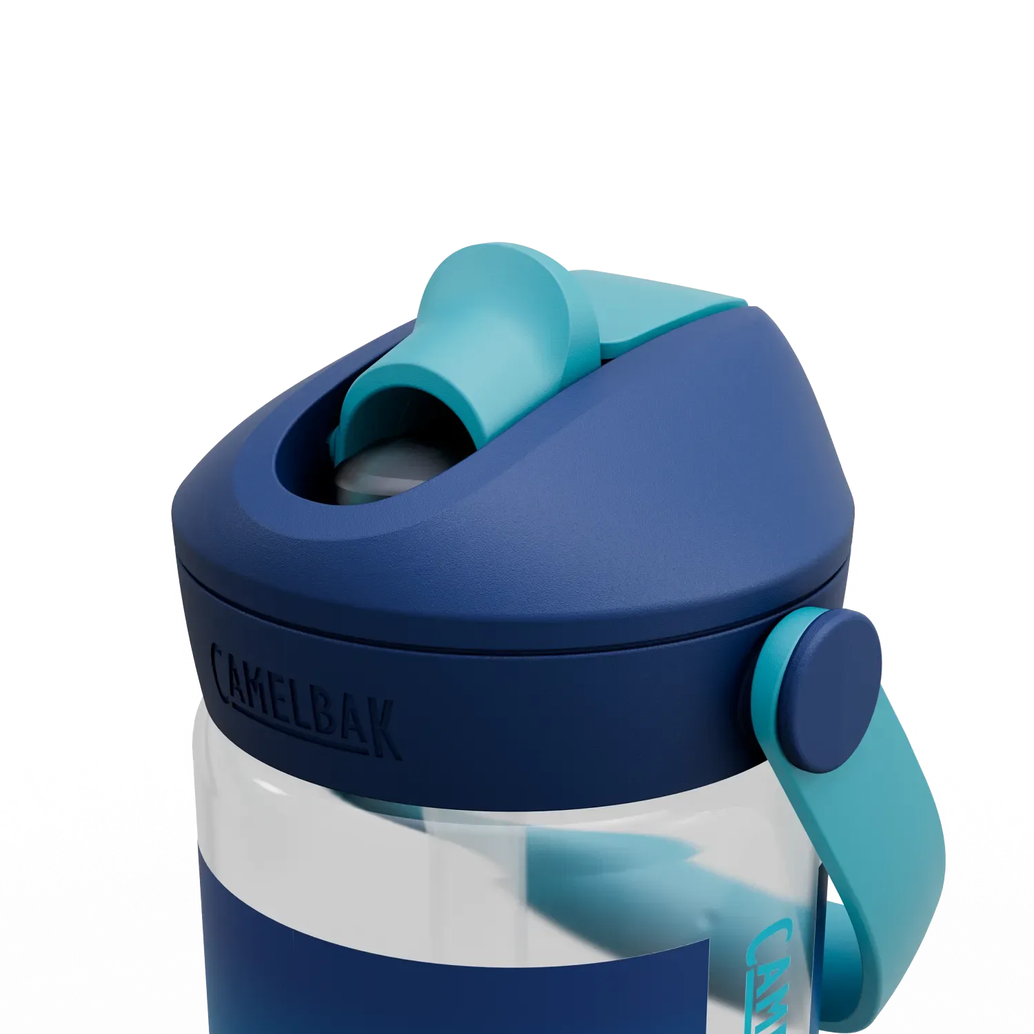 CamelBak Thrive Kids Flip Straw Water Bottle 400ml - Blue Haze