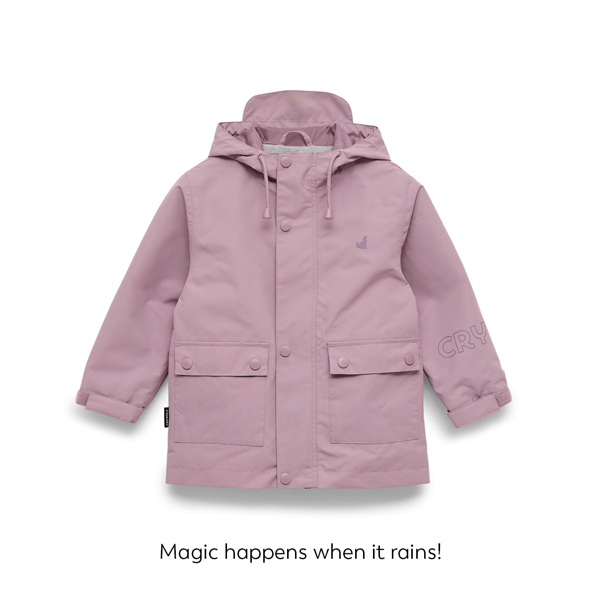 Crywolf Magic Jacket Heather Bows Rain Jacket for kids