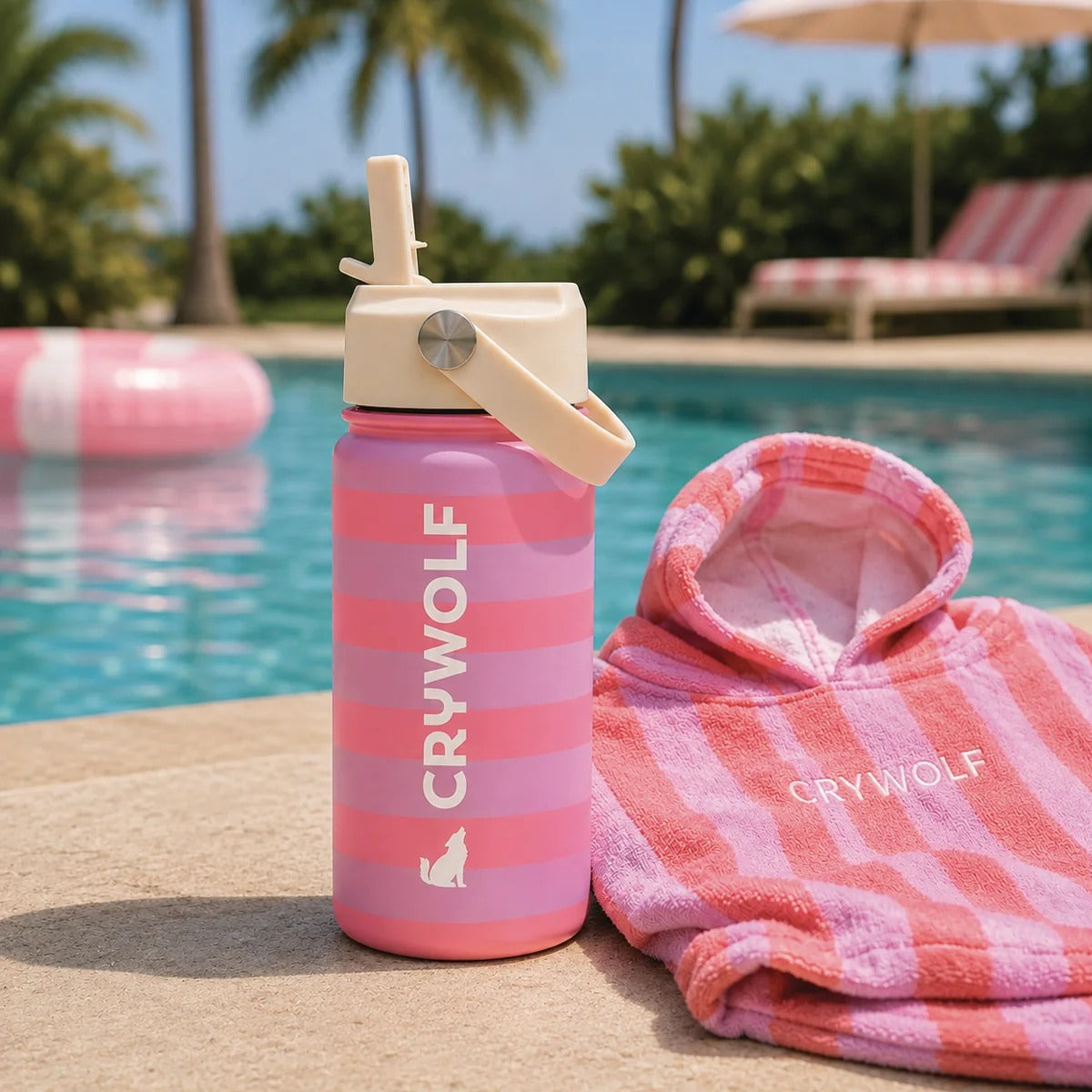 Crywolf Drink Bottle (545ml) - Hibiscus