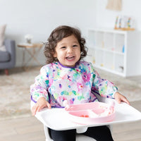 Bumkins Silicone Grip Dish - Pink