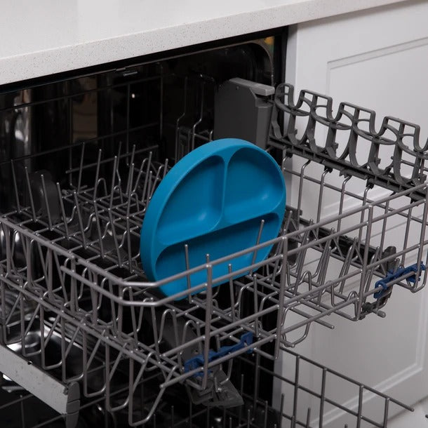 Bumkins Silicone Grip Dish - Blue