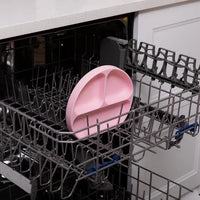 Bumkins Silicone Grip Dish - Pink