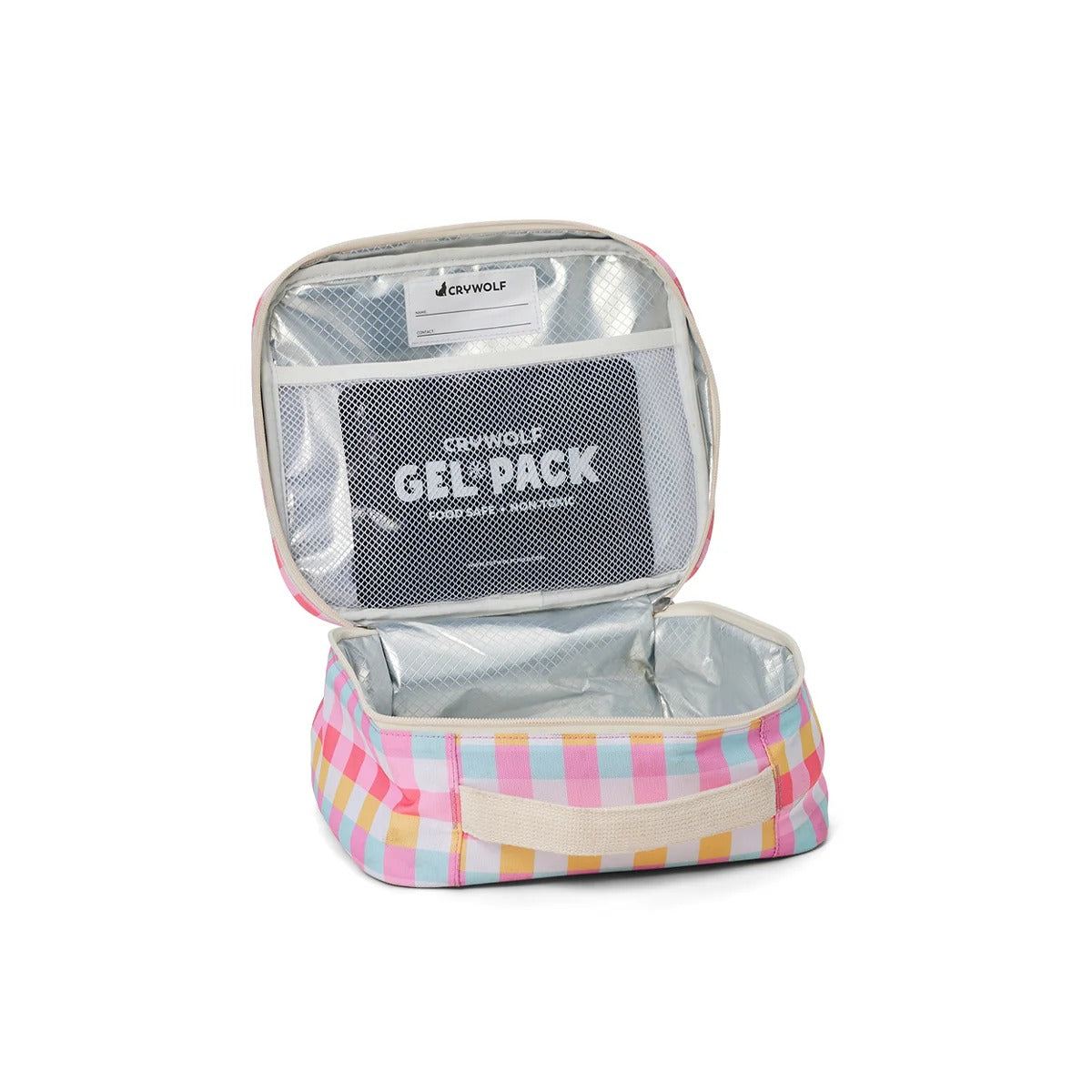 Crywolf Everyday Lunch Bag - Pop Gingham