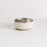 Nestling Stainless Steel Suction Bowl - Oat