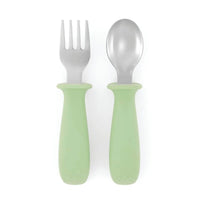 Skip Hop Besties Squad Fork & Spoon Set - Green