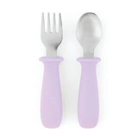 Skip Hop Besties Squad Fork & Spoon Set - Purple