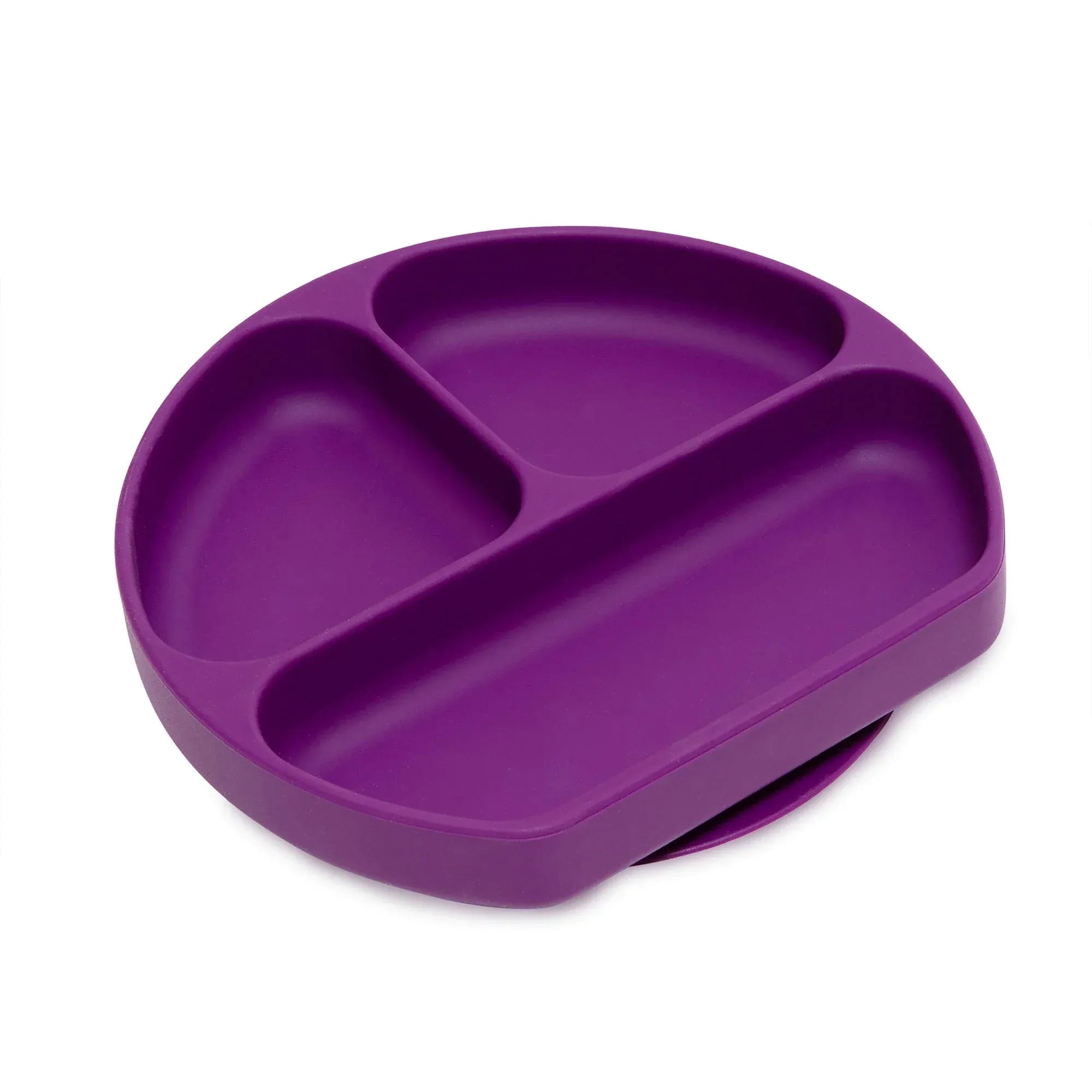 Bumkins Silicone Grip Dish - Purple